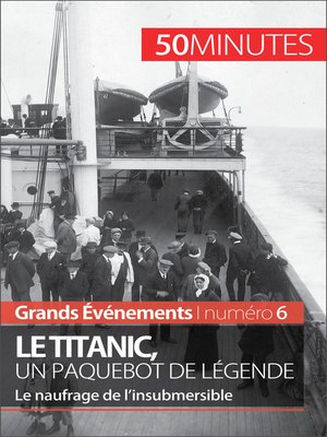 cover image of Le Titanic, un paquebot de légende